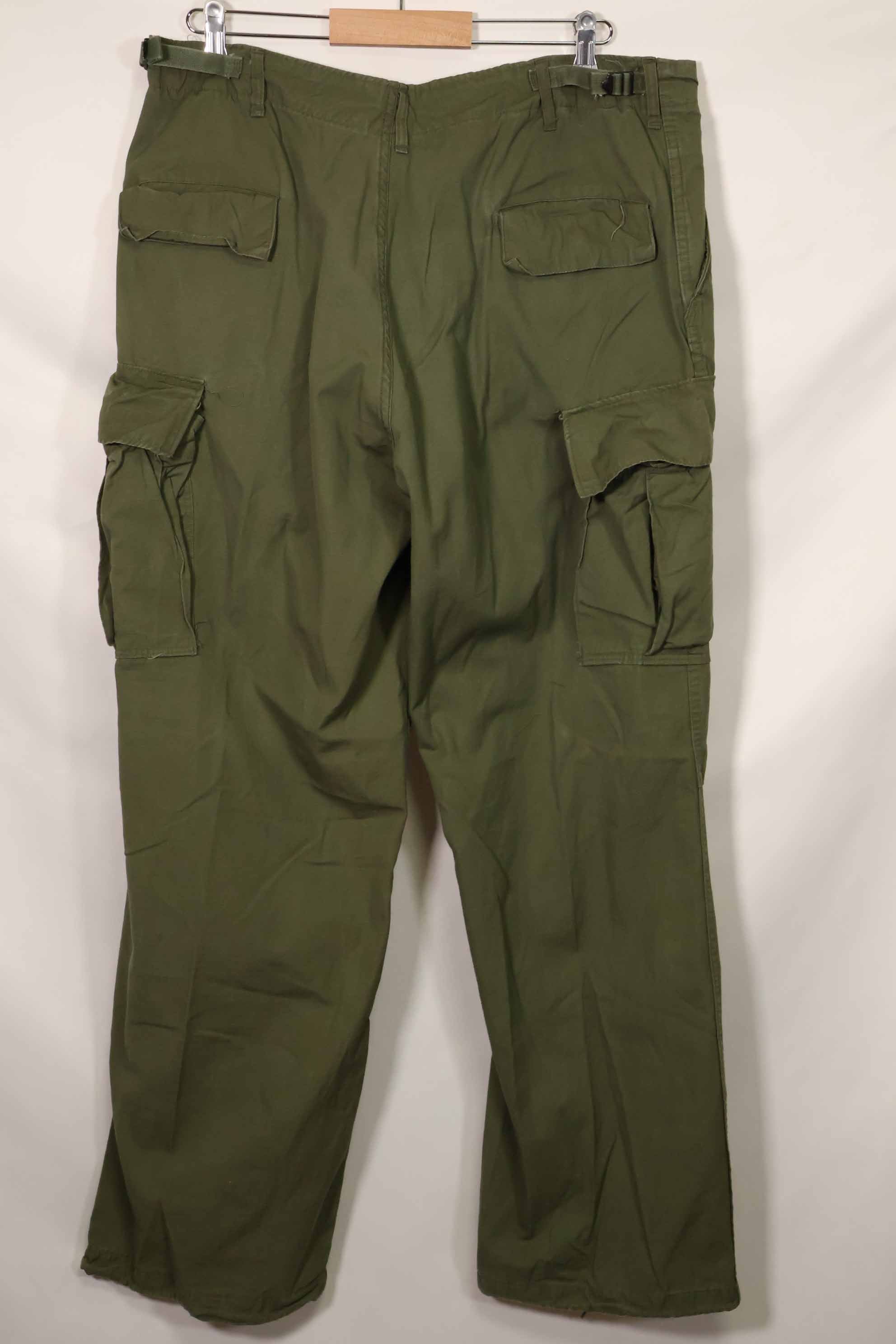 1969年契約　4th Model リップストップ　ジャングルファティーグ　パンツ　L-L　中古品