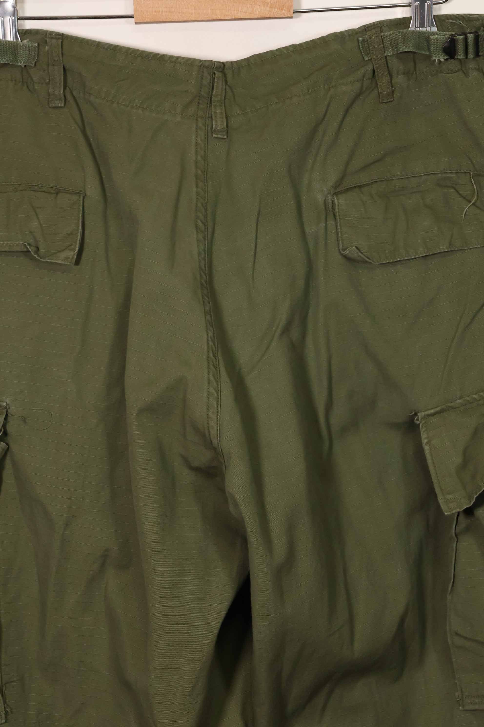 1969年契約　4th Model リップストップ　ジャングルファティーグ　パンツ　L-L　中古品