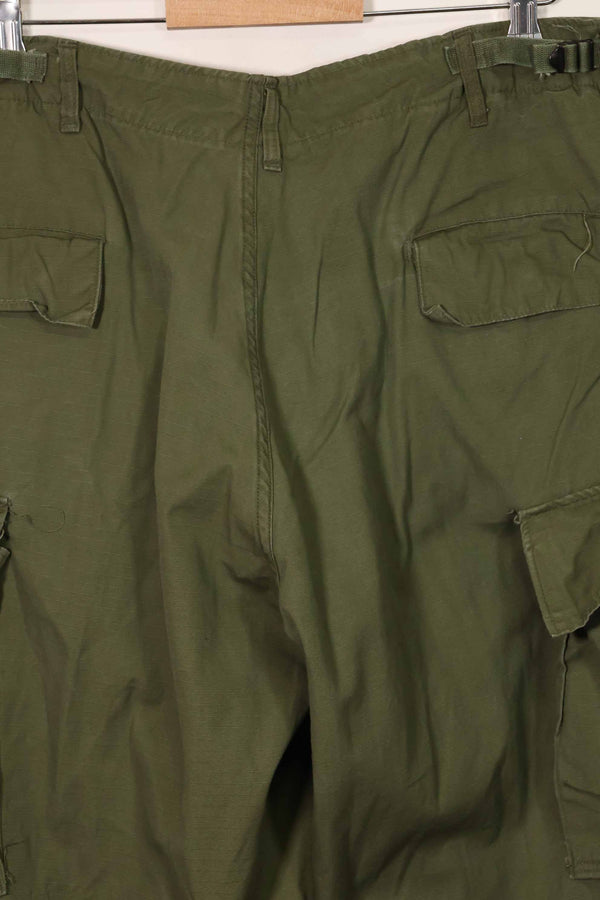 1969年契約　4th Model リップストップ　ジャングルファティーグ　パンツ　L-L　中古品