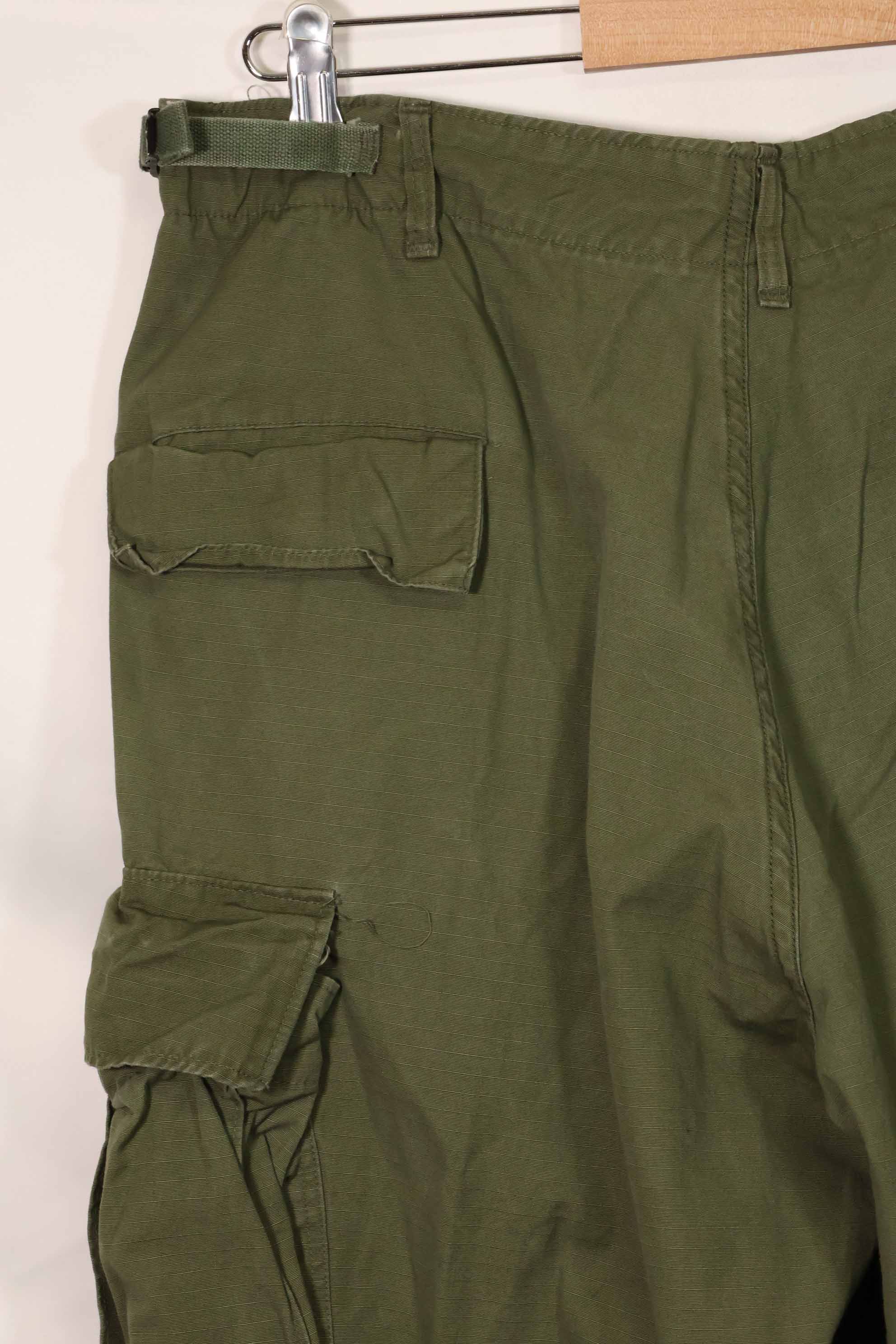 1969年契約　4th Model リップストップ　ジャングルファティーグ　パンツ　L-L　中古品