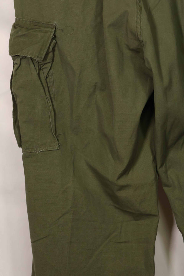 1969年契約　4th Model リップストップ　ジャングルファティーグ　パンツ　L-L　中古品