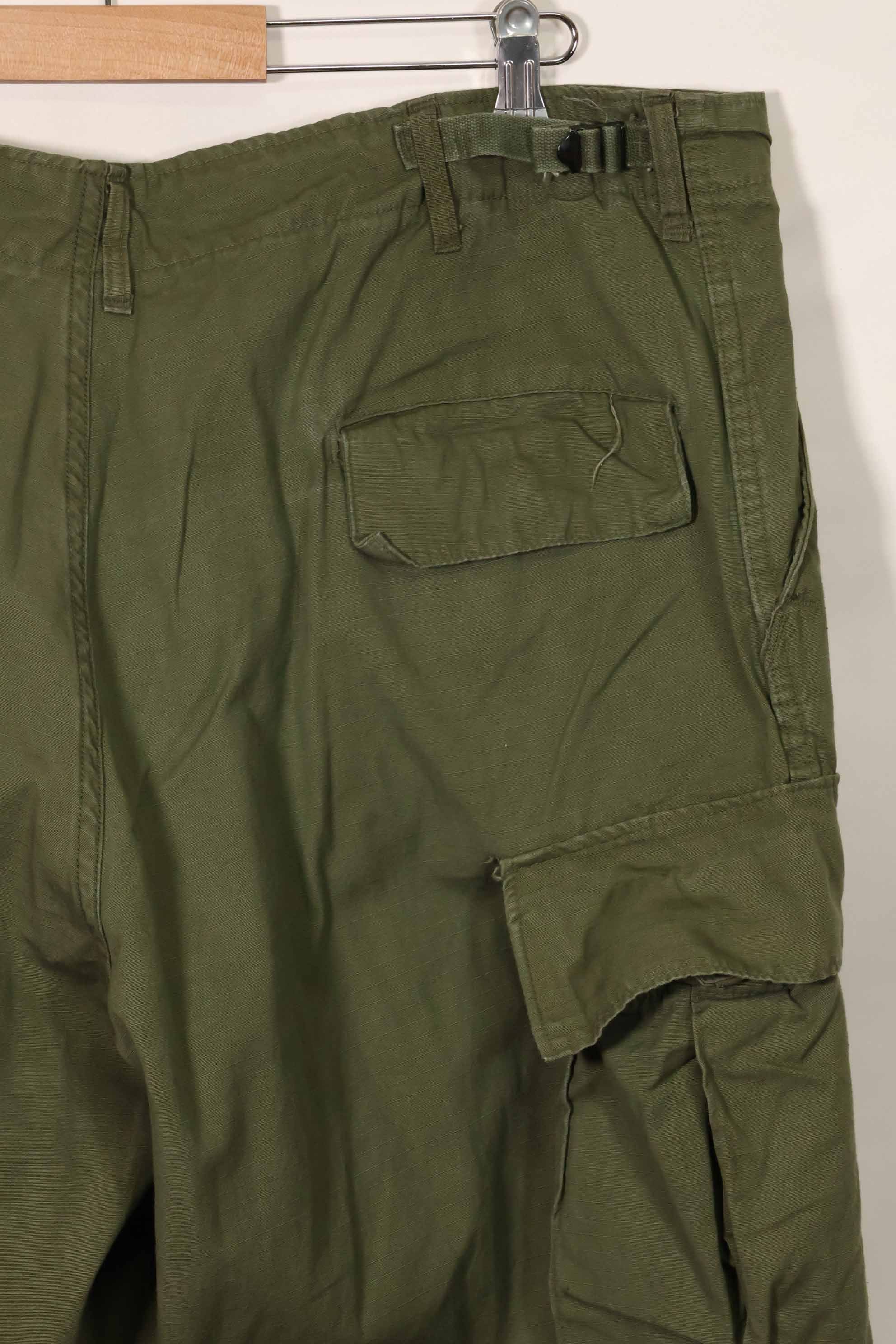 1969年契約　4th Model リップストップ　ジャングルファティーグ　パンツ　L-L　中古品