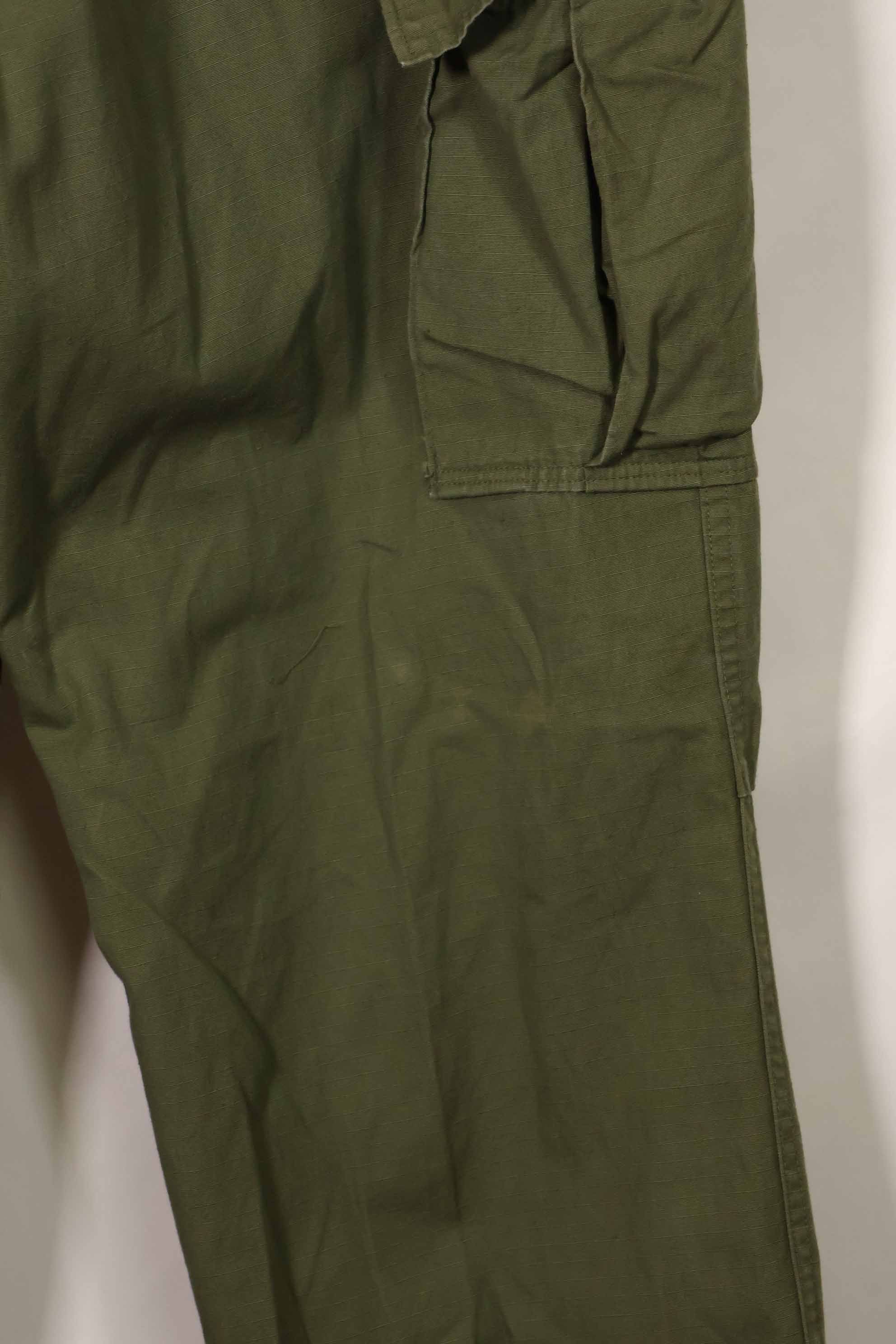 1969年契約　4th Model リップストップ　ジャングルファティーグ　パンツ　L-L　中古品