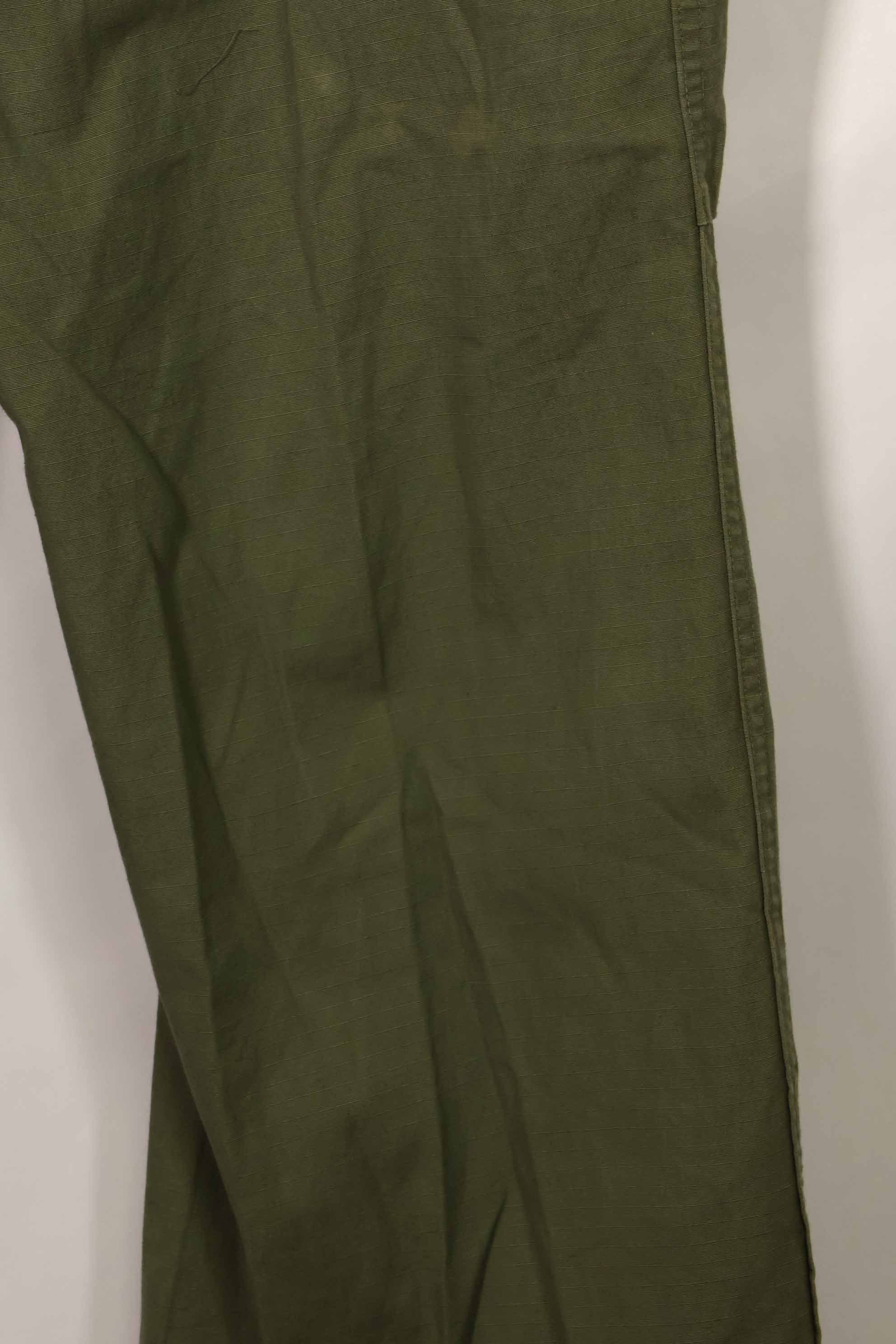 1969年契約　4th Model リップストップ　ジャングルファティーグ　パンツ　L-L　中古品
