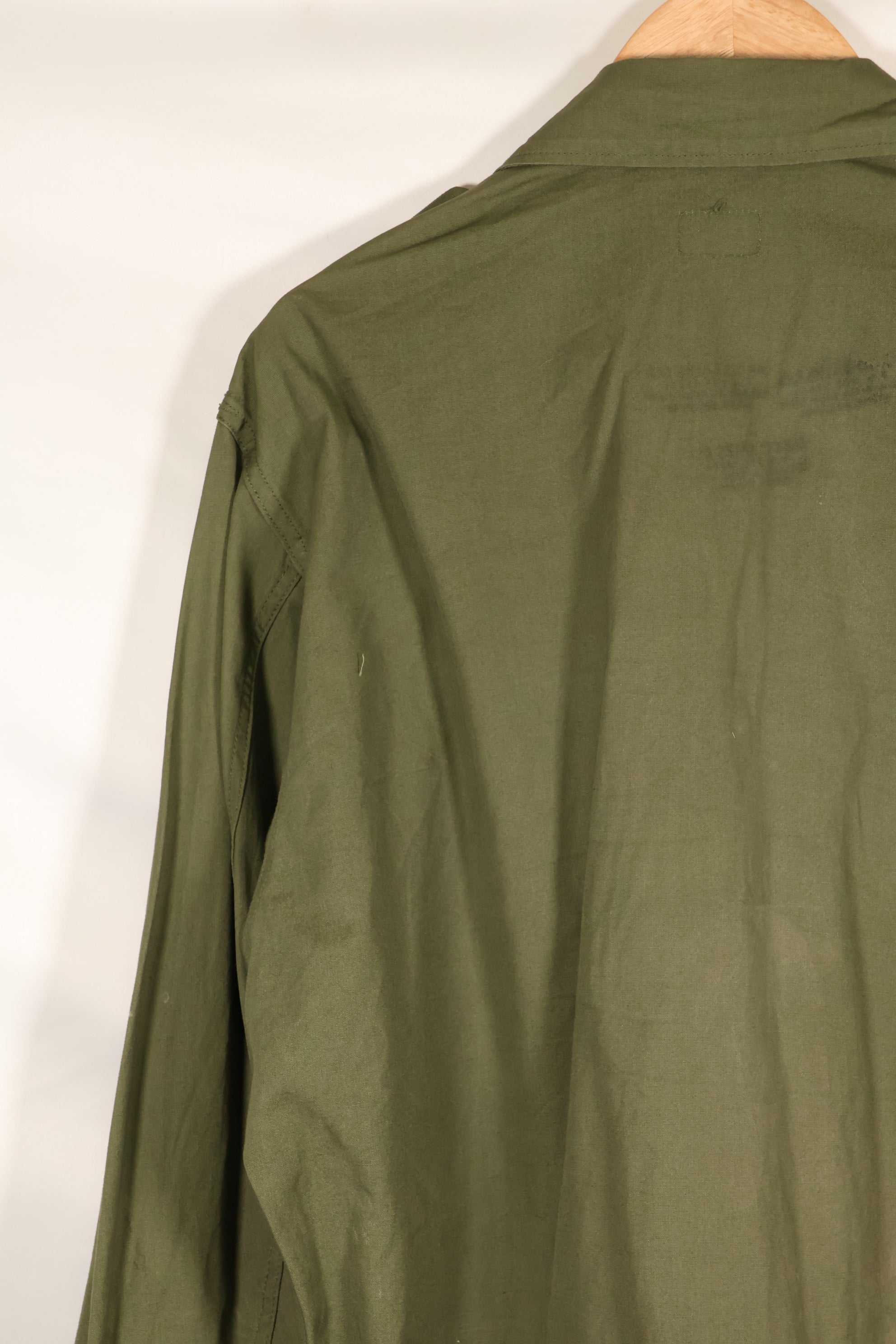 Circa 1965  S-L  2nd Model Jungle Fatigue Jacket  Stains and scuffs  Used