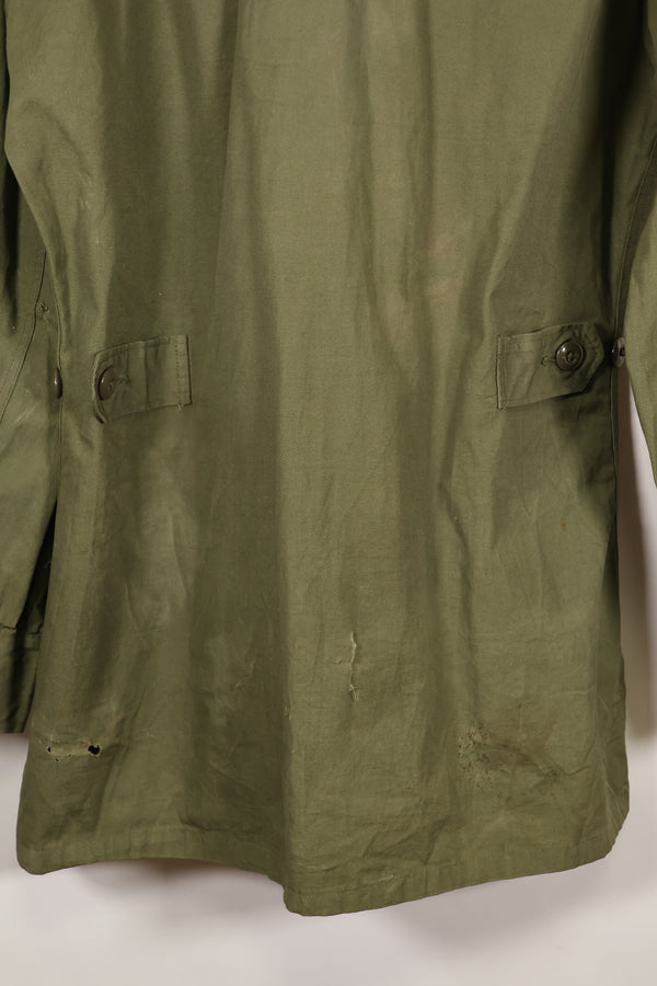Circa 1965  S-L  2nd Model Jungle Fatigue Jacket  Stains and scuffs  Used