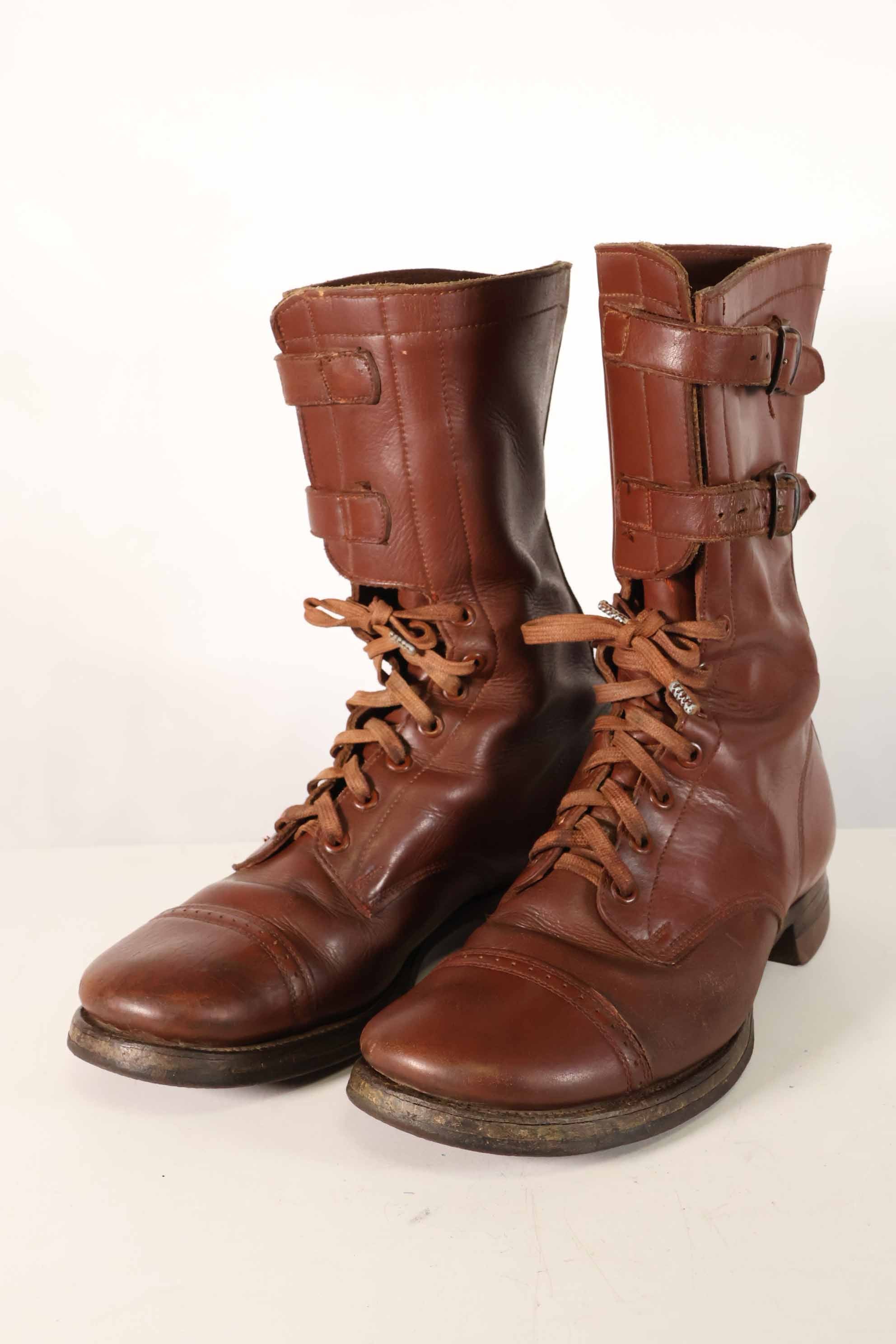 1940年代　アメリカ陸軍　M40　騎兵用　ショーツブーツ 2バックル　中古品 A