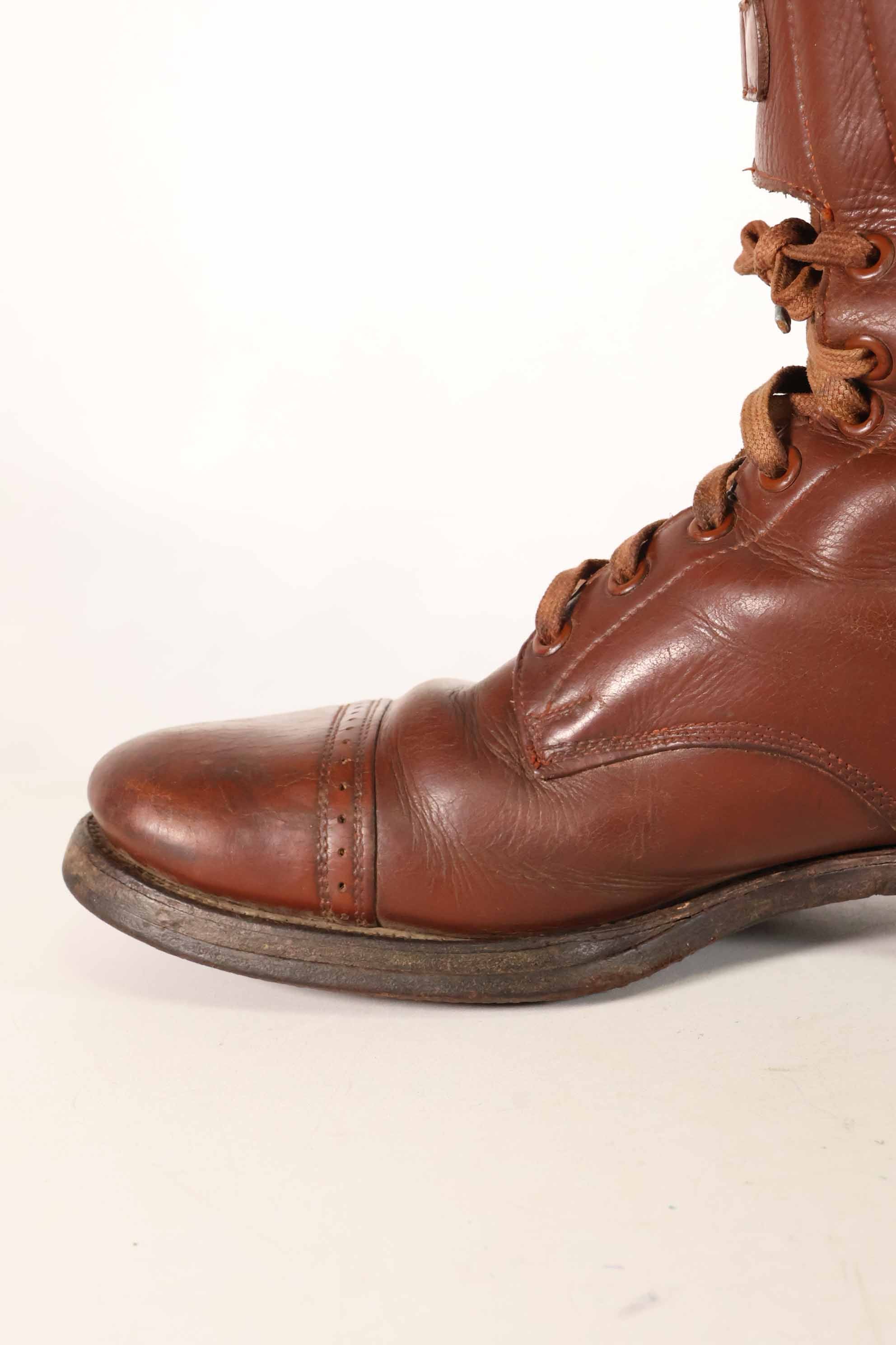 1940年代　アメリカ陸軍　M40　騎兵用　ショーツブーツ 2バックル　中古品 A