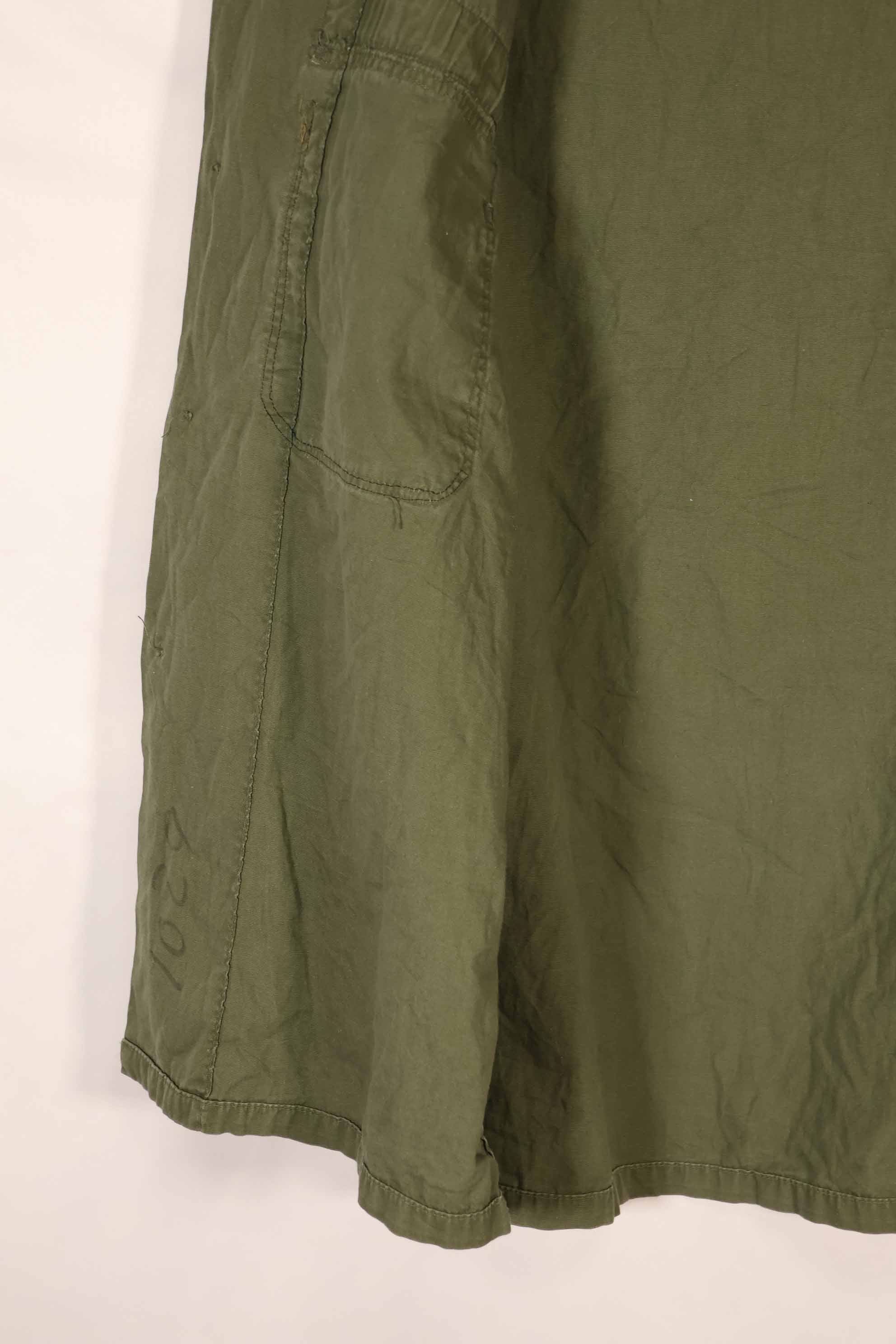 実物　1960年代　ポップリン製　OG-107 ユーティリティシャツ　H