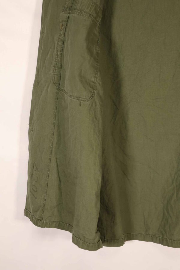 実物　1960年代　ポップリン製　OG-107 ユーティリティシャツ　H
