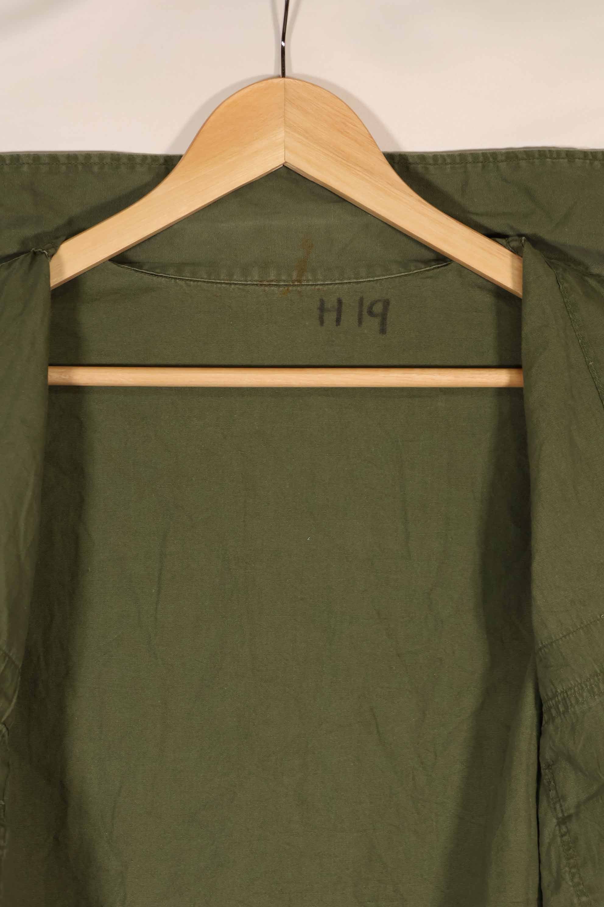 実物　1960年代　ポップリン製　OG-107 ユーティリティシャツ　H