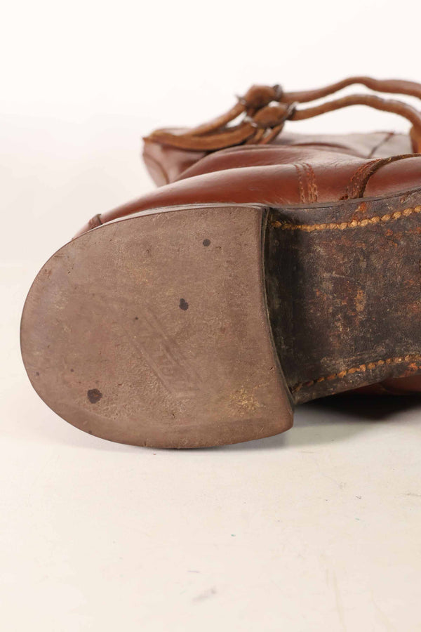 1940年代　アメリカ陸軍　M40　騎兵用　ショーツブーツ 2バックル　中古品 A