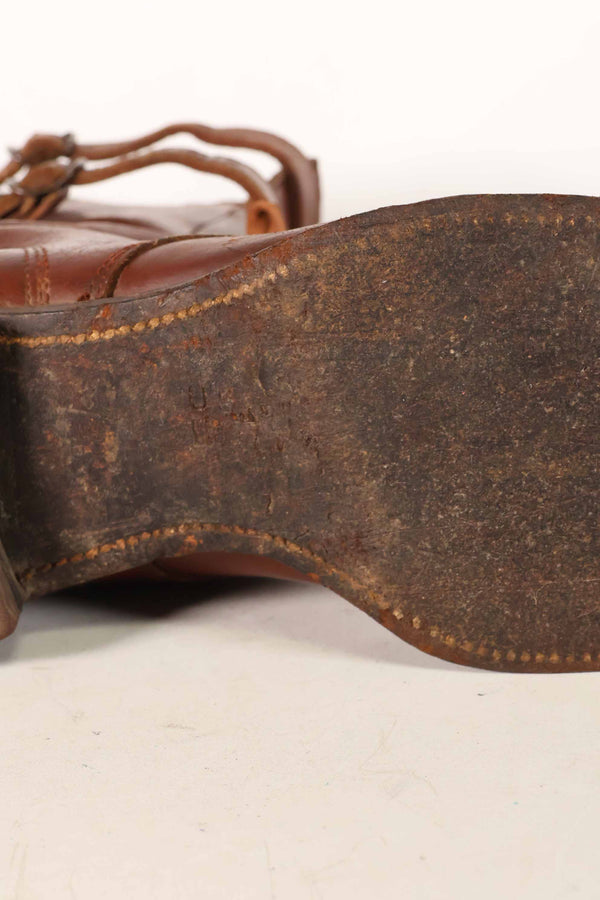 1940年代　アメリカ陸軍　M40　騎兵用　ショーツブーツ 2バックル　中古品 A