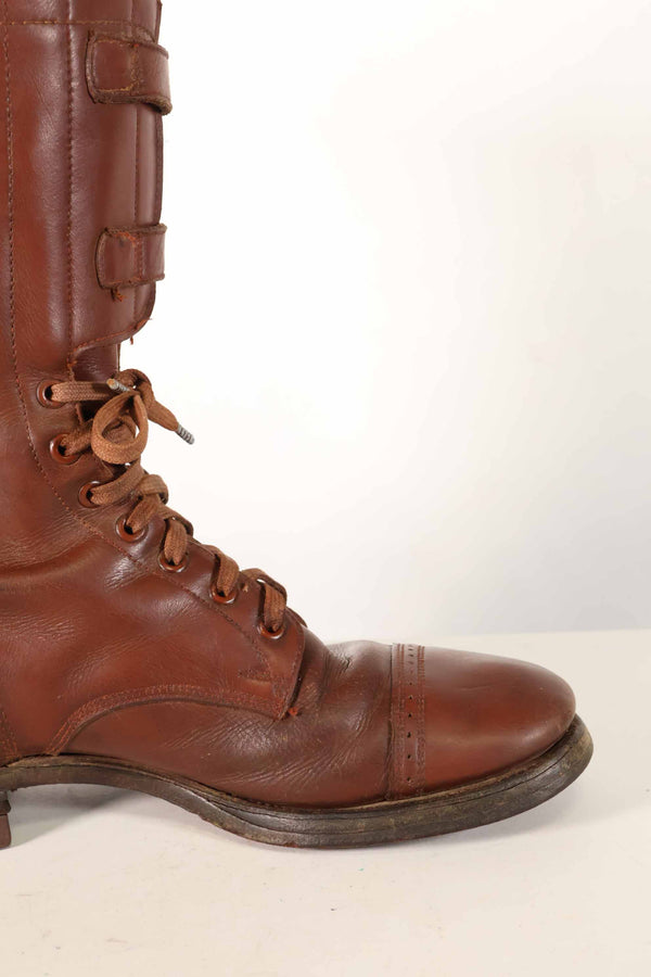 1940年代　アメリカ陸軍　M40　騎兵用　ショーツブーツ 2バックル　中古品 A
