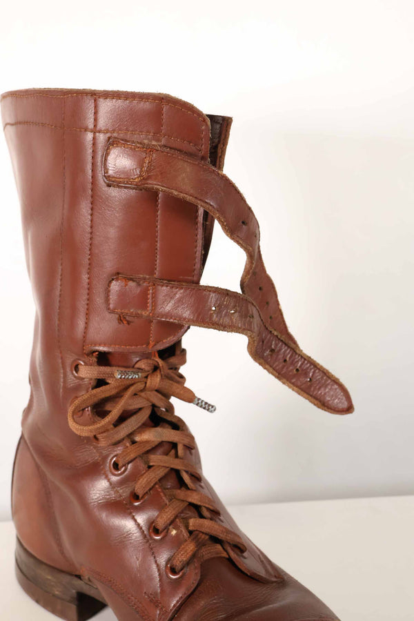 1940年代　アメリカ陸軍　M40　騎兵用　ショーツブーツ 2バックル　中古品 A