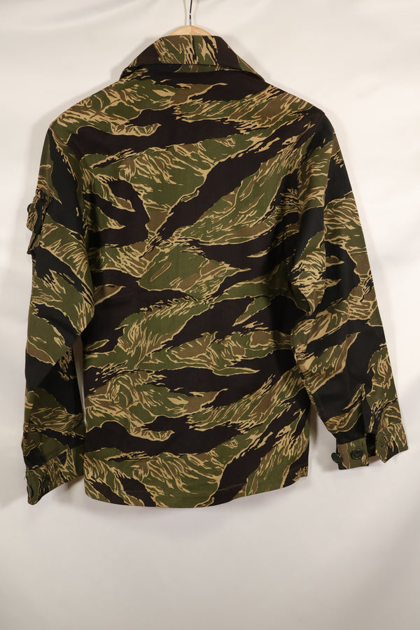 実物　デッドストック　沖縄タイガー　タイガーストライプ　USカットシャツ　US-S　日本本土縫製　汚れあり