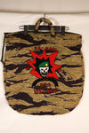 MILITARIA 1911 GOLD TIGER STRIPE Helmet bag 沖縄製　ハンドミシン刺繍バッグ