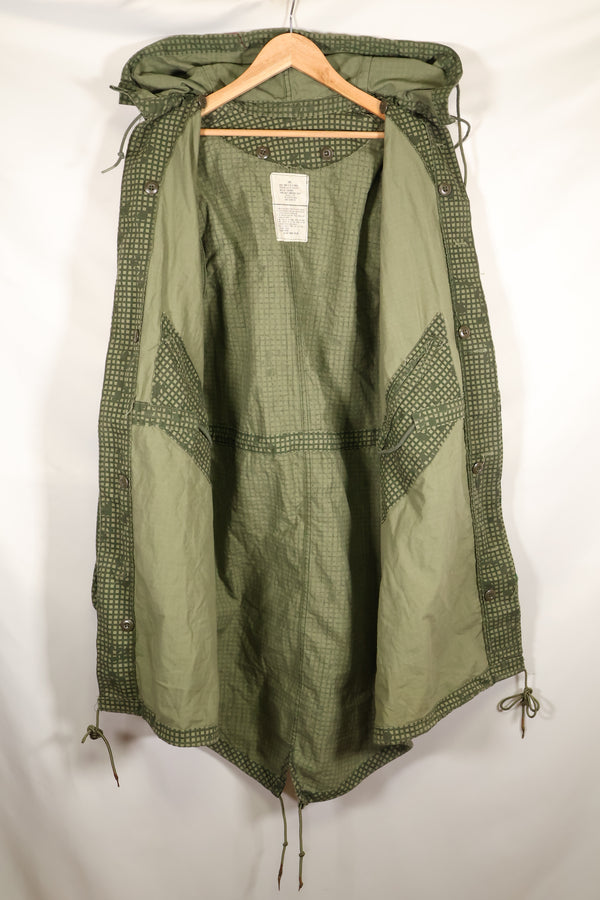 1981 Contract, SMALL, Early Model, U.S. Army, Desert Night Parka, Camouflage Parka, Used
