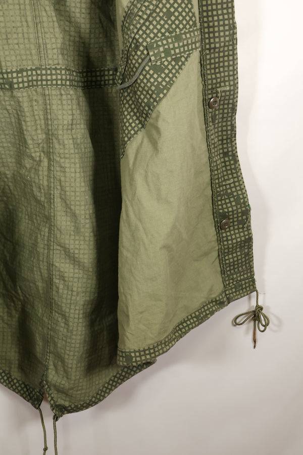1981 Contract, SMALL, Early Model, U.S. Army, Desert Night Parka, Camouflage Parka, Used