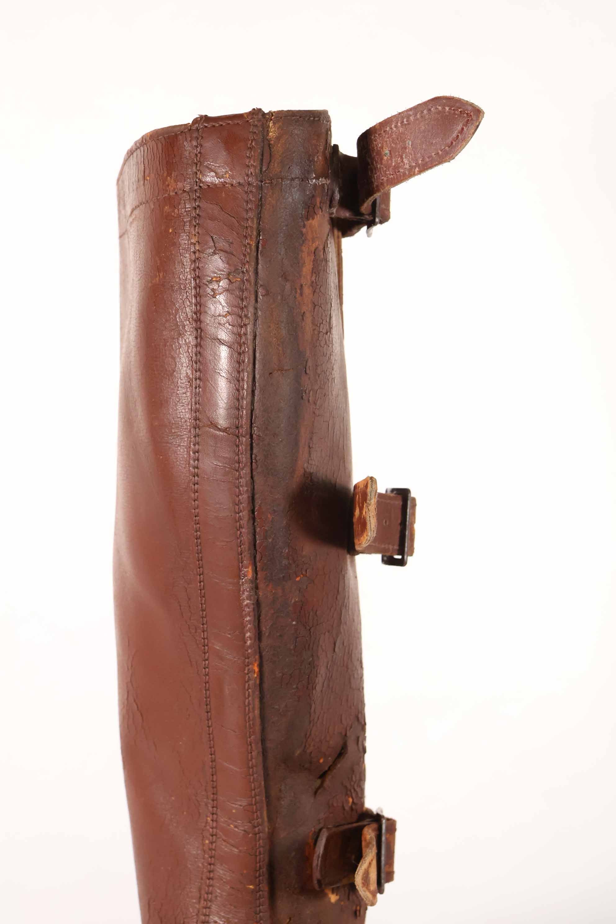 1940年代　アメリカ陸軍　M40　騎兵用　ロングブーツ 3バックル　中古品