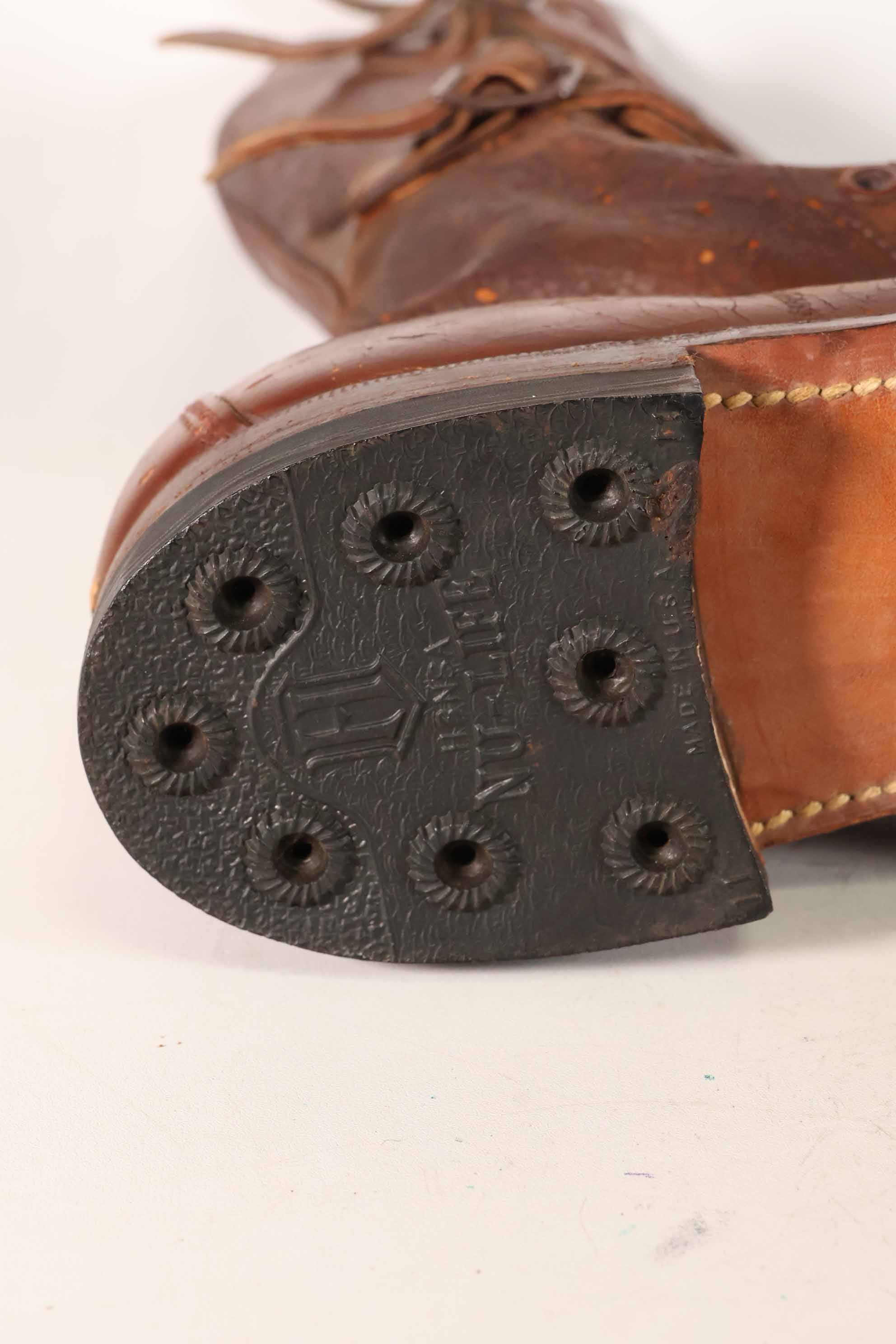 1940年代　アメリカ陸軍　M40　騎兵用　ロングブーツ 3バックル　中古品