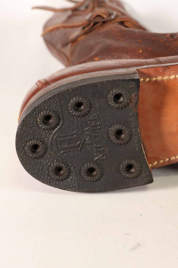 1940年代　アメリカ陸軍　M40　騎兵用　ロングブーツ 3バックル　中古品