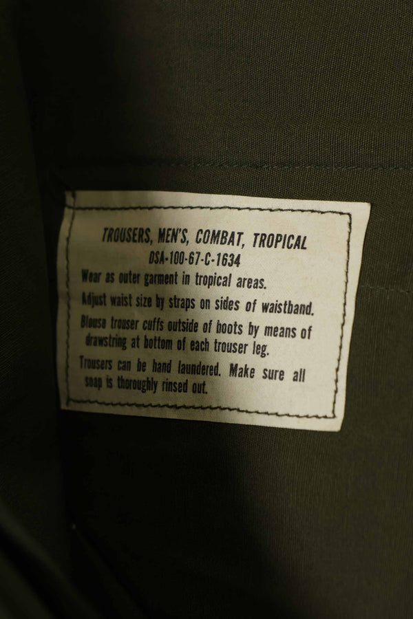1967年製　デッドストック　3rd Model ジャングルファティーグ　パンツ　S-L