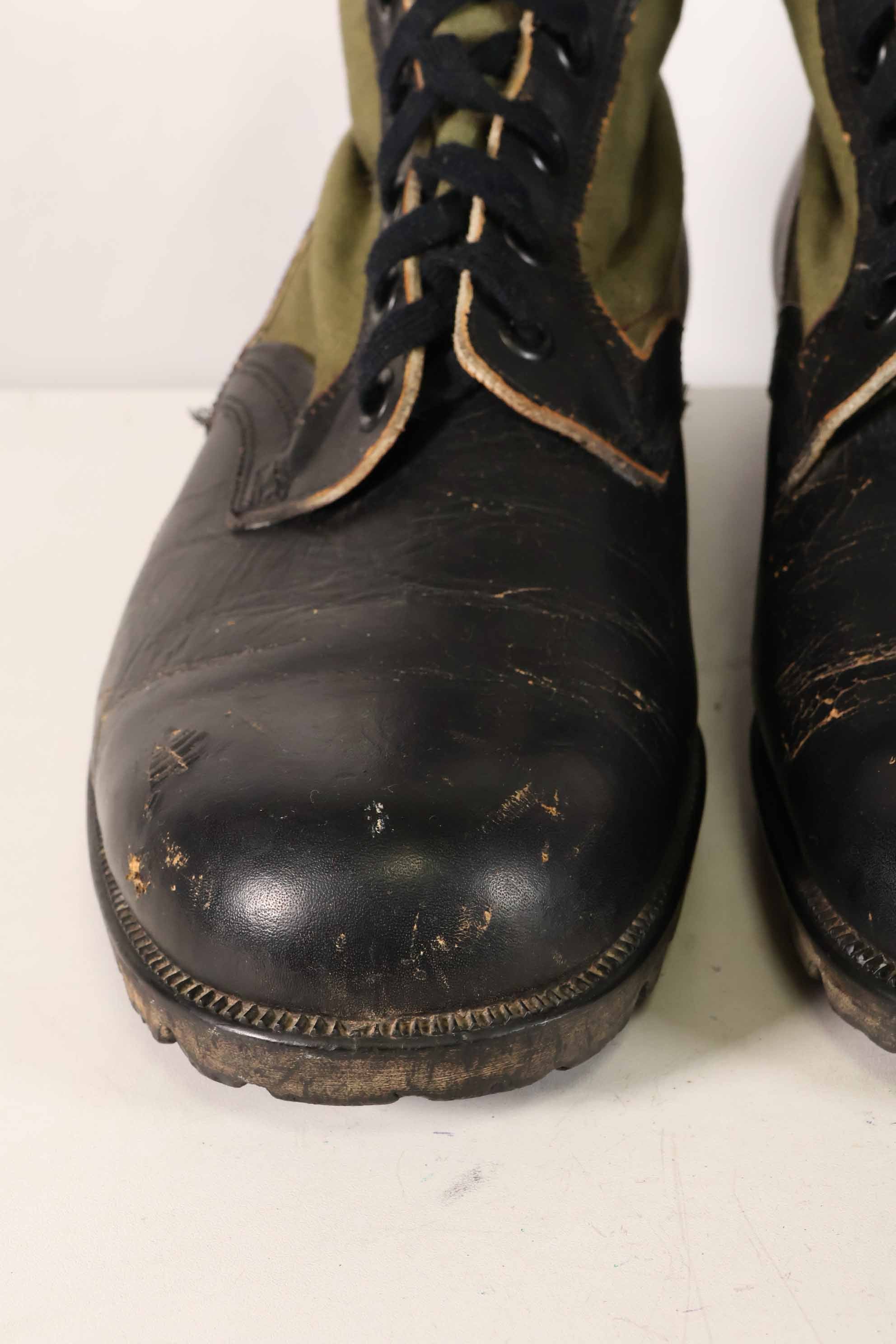 1962 Contract 1st Model U.S. Army Jungle Boots Vibram Sole 13R Used