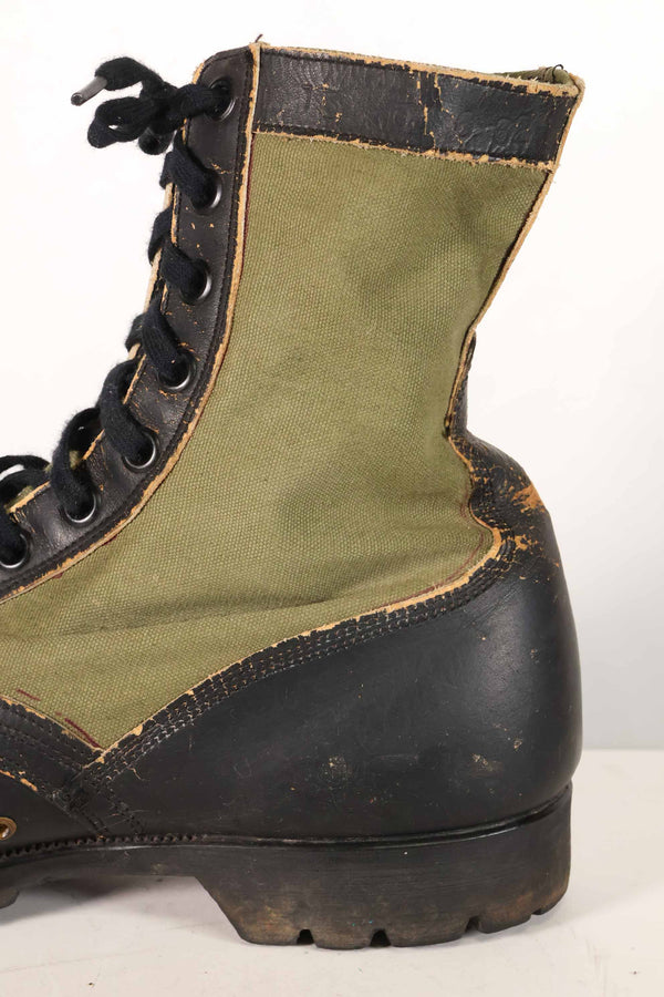 1962 Contract 1st Model U.S. Army Jungle Boots Vibram Sole 13R Used