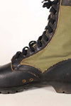 1962 Contract 1st Model U.S. Army Jungle Boots Vibram Sole 13R Used