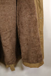 1940s, WWII, U.S. Navy, N-1 Deck Coat, Hooded Jacket, Faded, Stenciled, Used