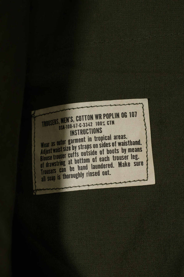 1967年製　デッドストック　3rd Model ジャングルファティーグ　パンツ　L-R