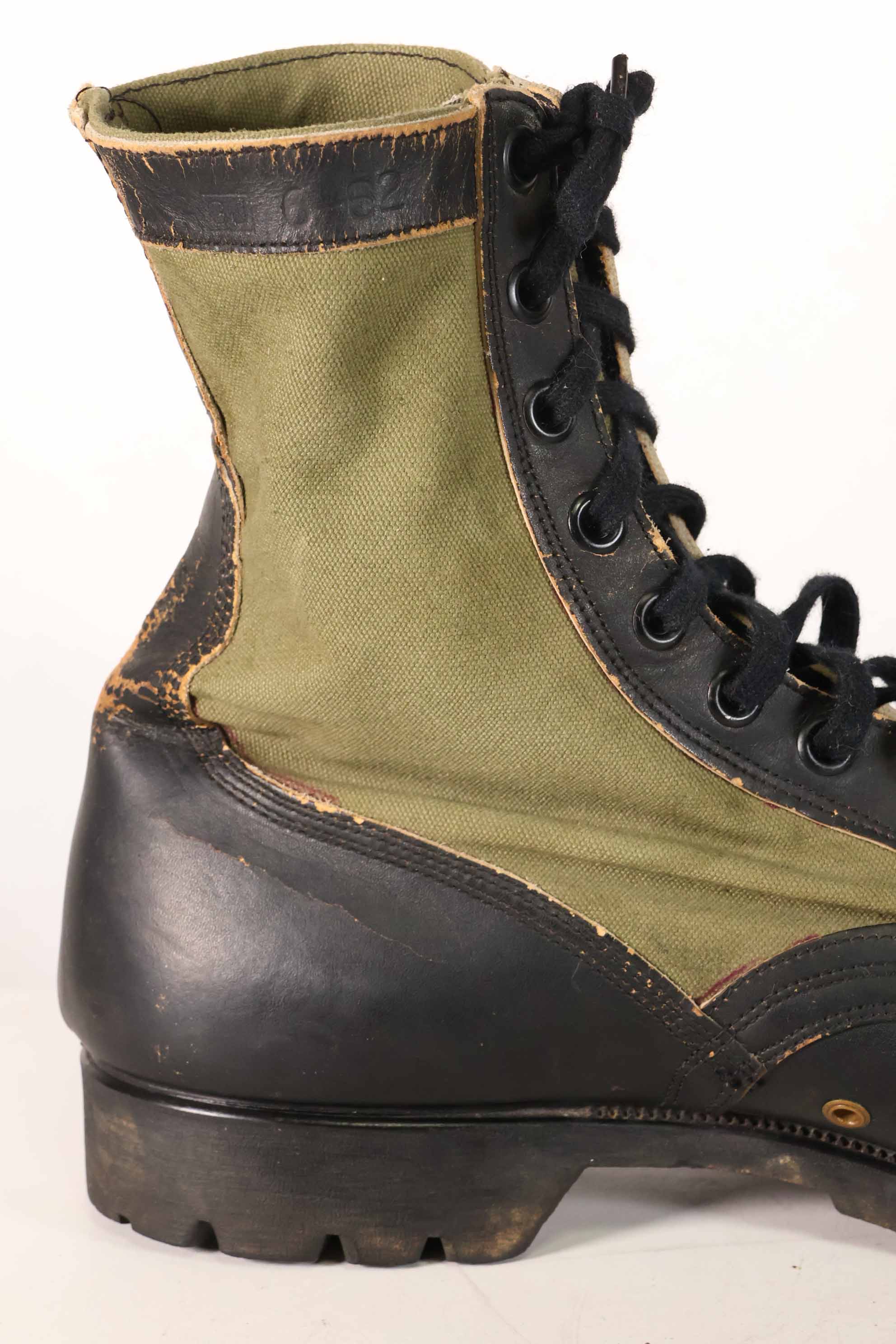 1962 Contract 1st Model U.S. Army Jungle Boots Vibram Sole 13R Used