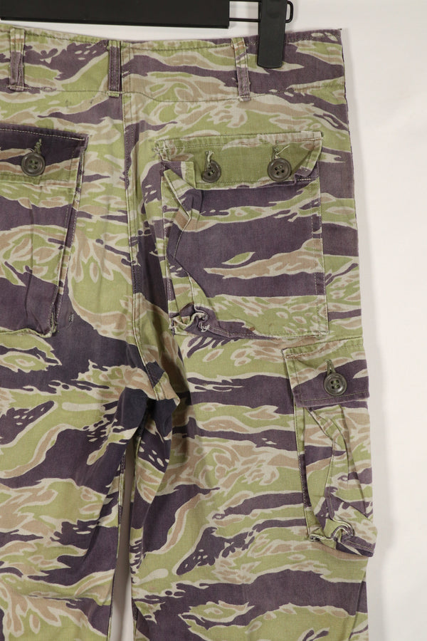 正品二手重磅面料二战后期款式虎纹裤。