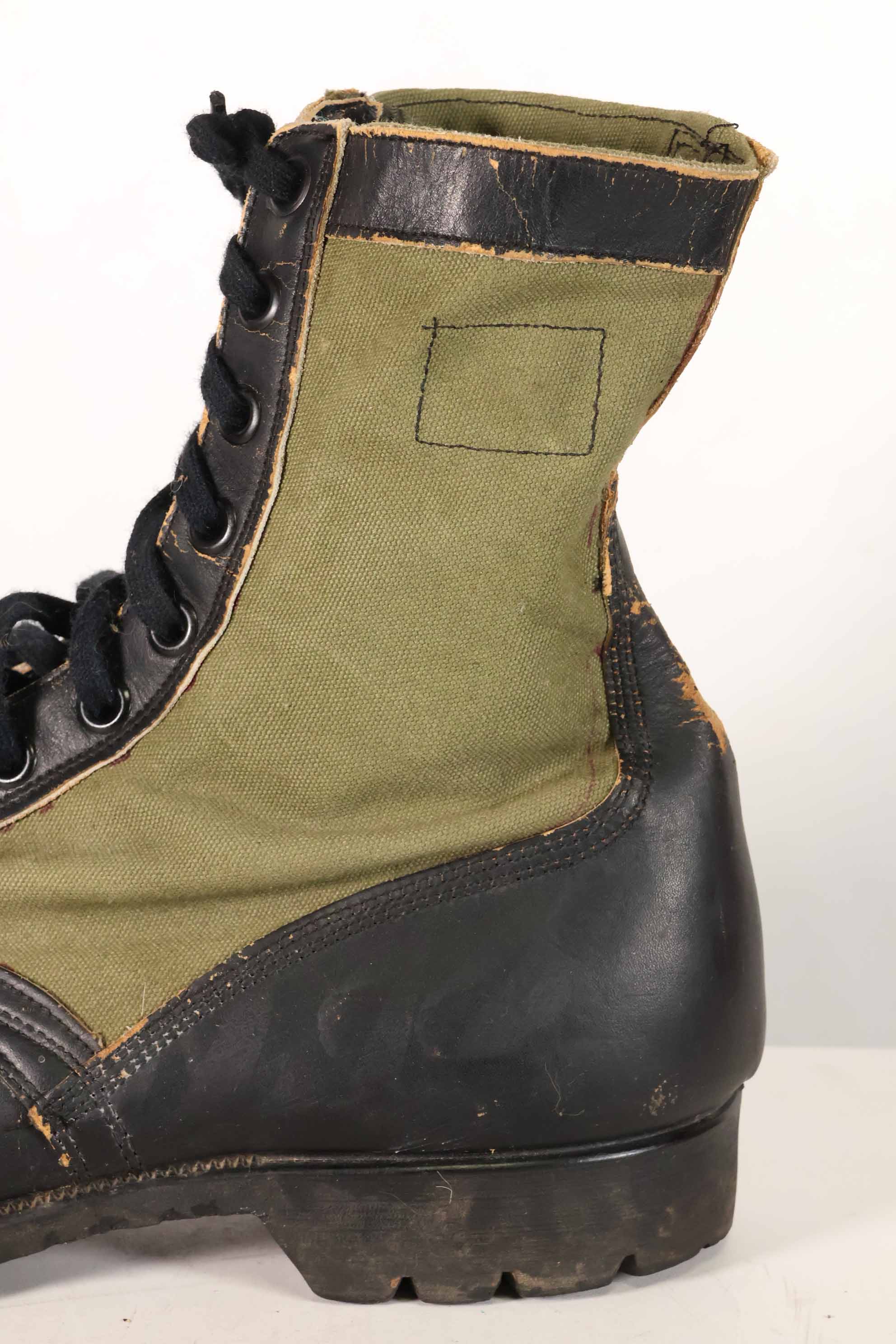 1962 Contract 1st Model U.S. Army Jungle Boots Vibram Sole 13R Used