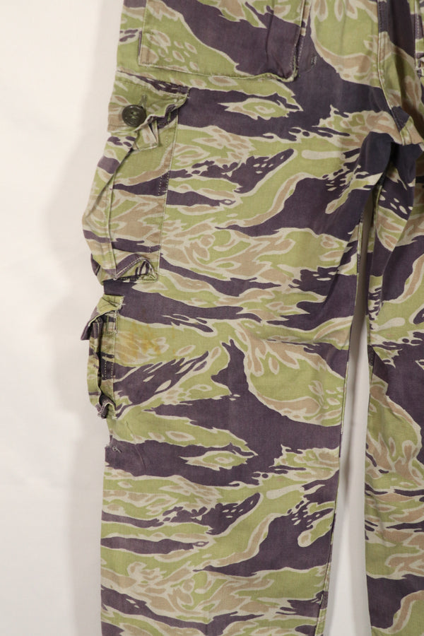 正品二手重磅面料二战后期款式虎纹裤。