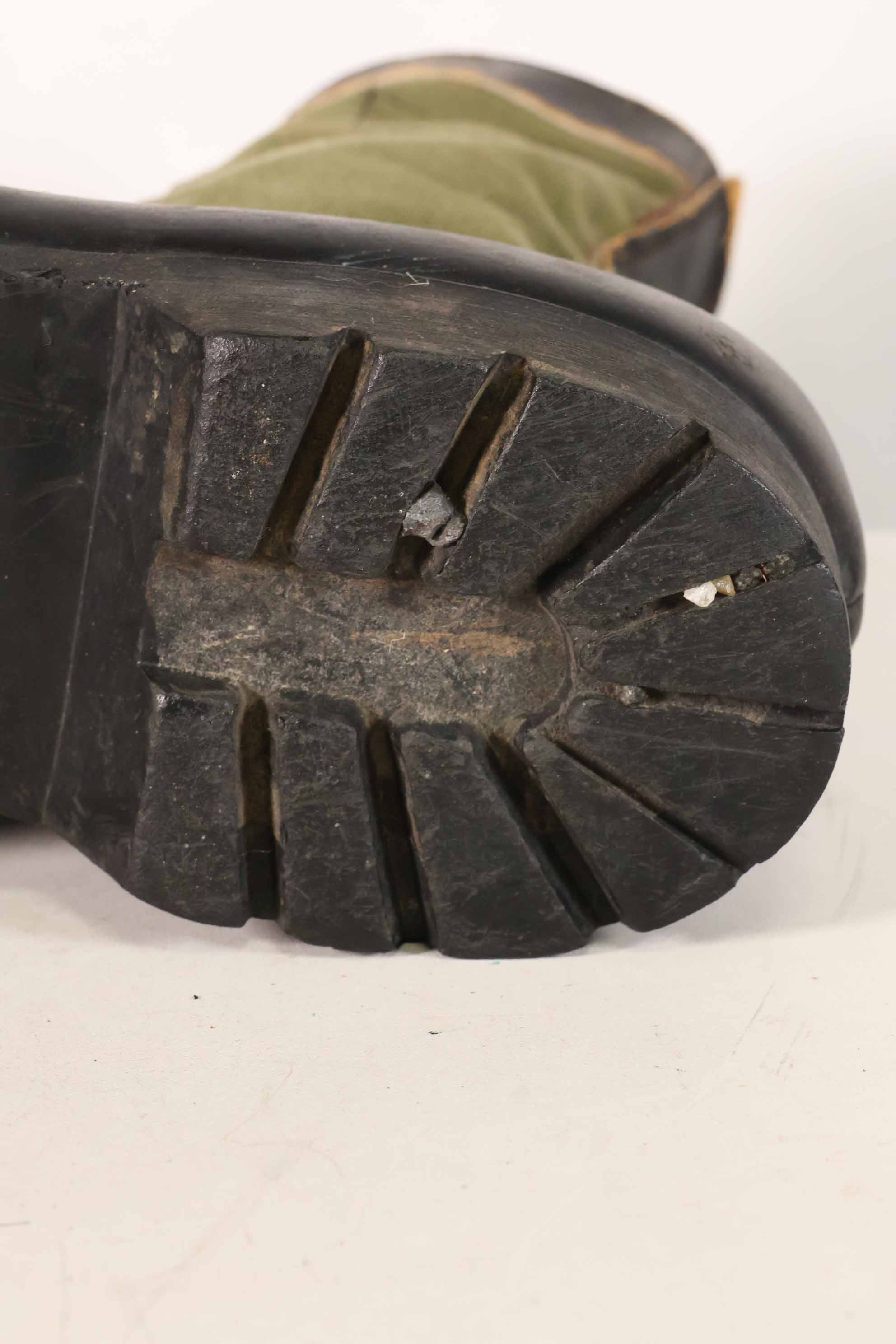 1962 Contract 1st Model U.S. Army Jungle Boots Vibram Sole 13R Used