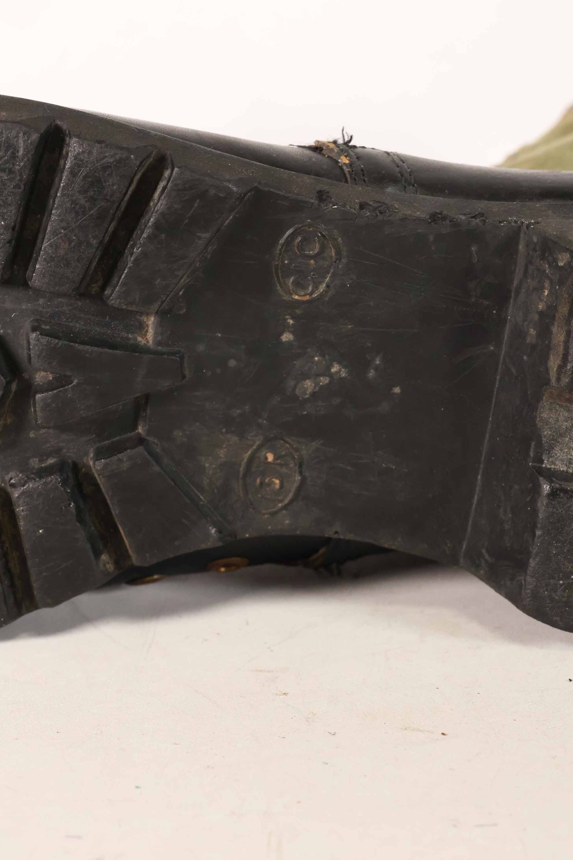 1962 Contract 1st Model U.S. Army Jungle Boots Vibram Sole 13R Used