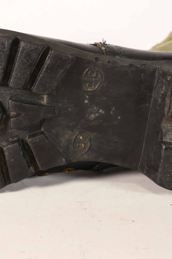 1962 Contract 1st Model U.S. Army Jungle Boots Vibram Sole 13R Used
