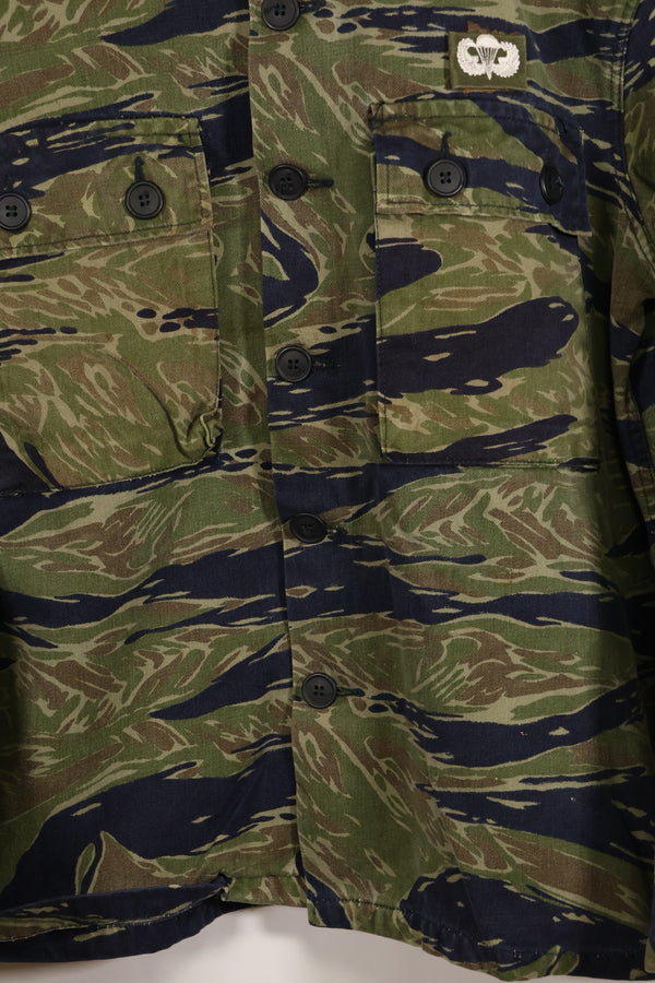 Actual TO78 A-L Okinawa Tiger Tiger Stripe Shirt Used