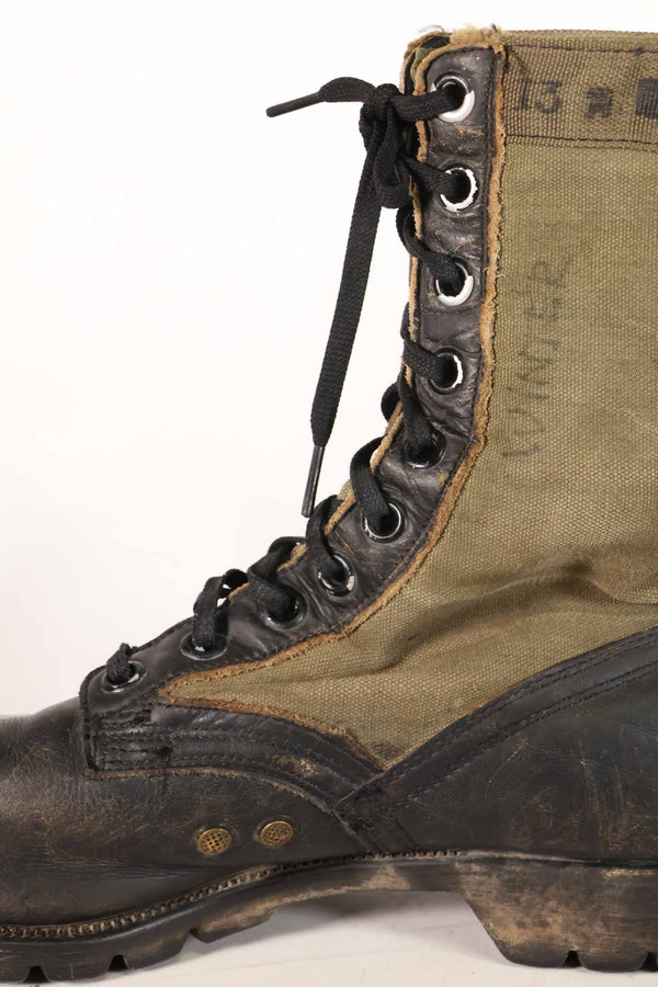 1964 Contract 2nd Model U.S. Army Jungle Boots Vibram Sole 13R Used