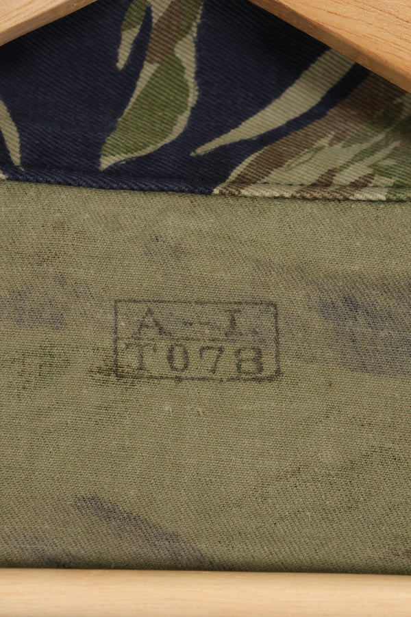 Actual TO78 A-L Okinawa Tiger Tiger Stripe Shirt Used