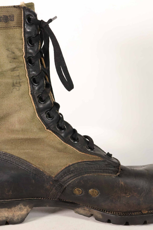 1964 Contract 2nd Model U.S. Army Jungle Boots Vibram Sole 13R Used