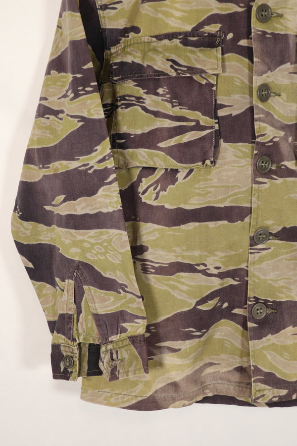 正品二手重磅二战后期虎纹衬衫。