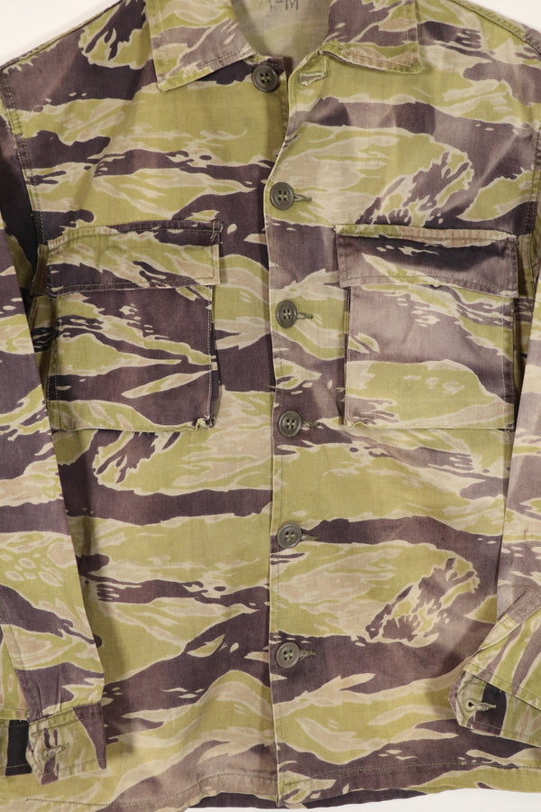 正品二手重磅二战后期虎纹衬衫。