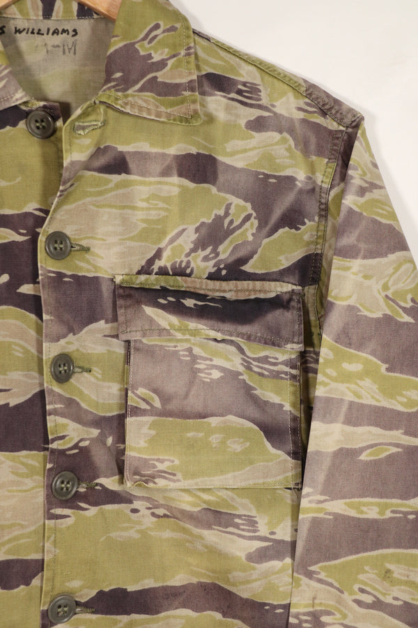 正品二手重磅二战后期虎纹衬衫。