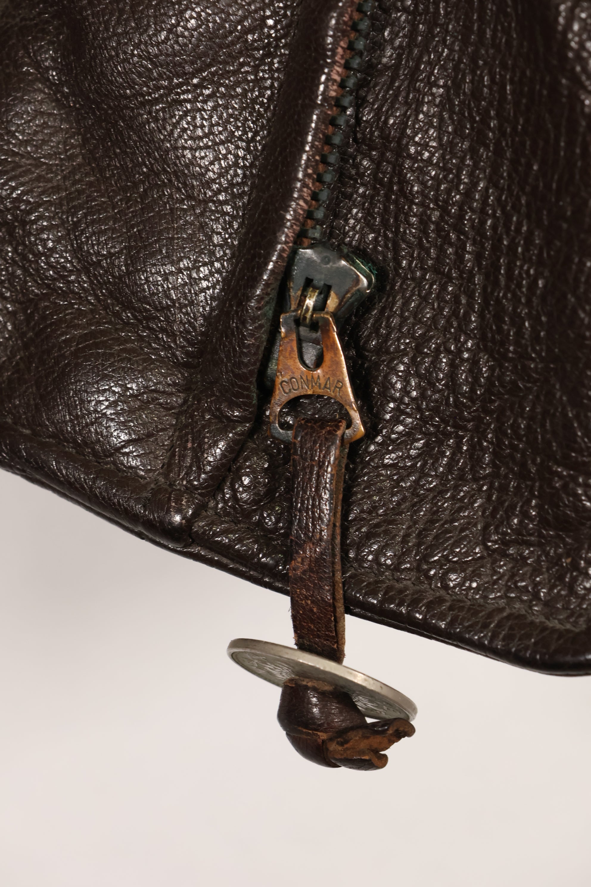 Late 1940s  55J14  U.S. Navy  G-1  Flight Jacket  Very early model  With patches  Rare item