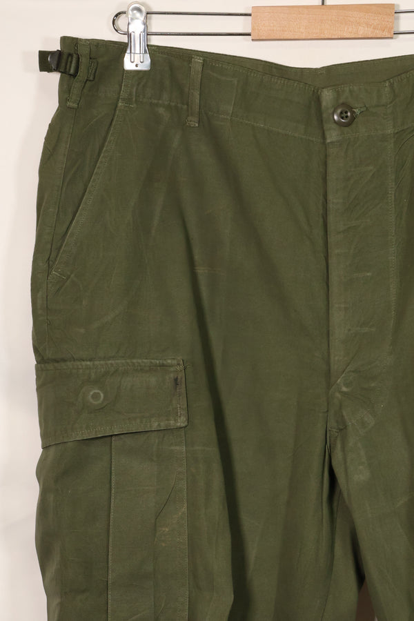 1967年契約　3rd Model ノンリップストップ　ジャングルファティーグ　パンツ　L-L　中古品