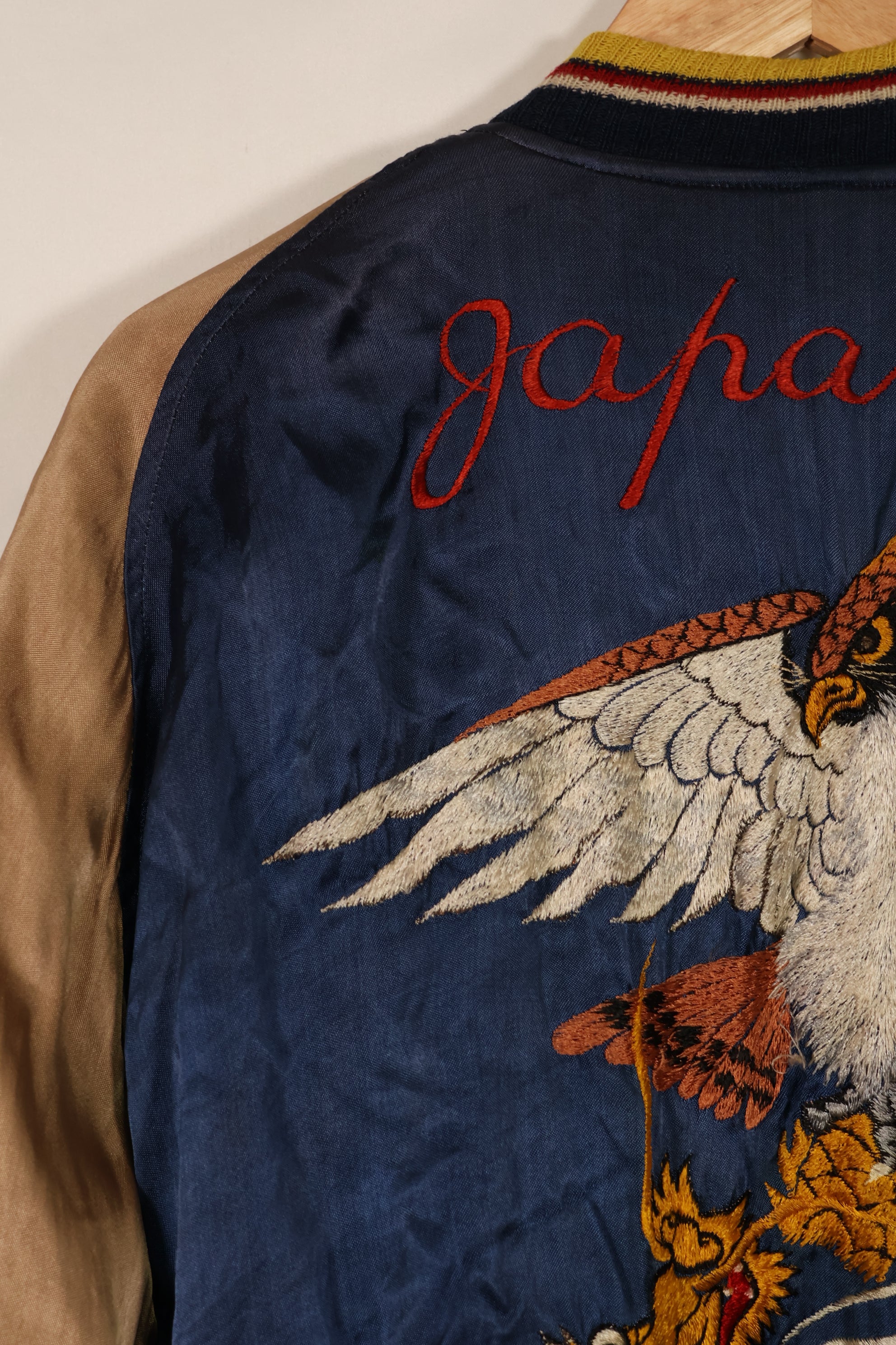 実物　1950年代初頭　Japan Jacket　レア刺繍　パイピング付き　中古品　ジッパー破損あり