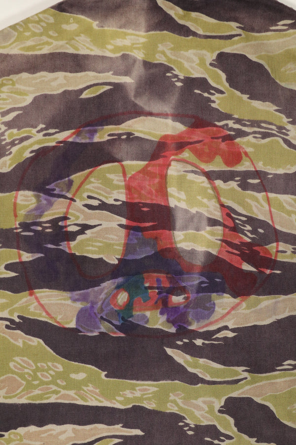 正品二手重磅二战后期虎纹衬衫。